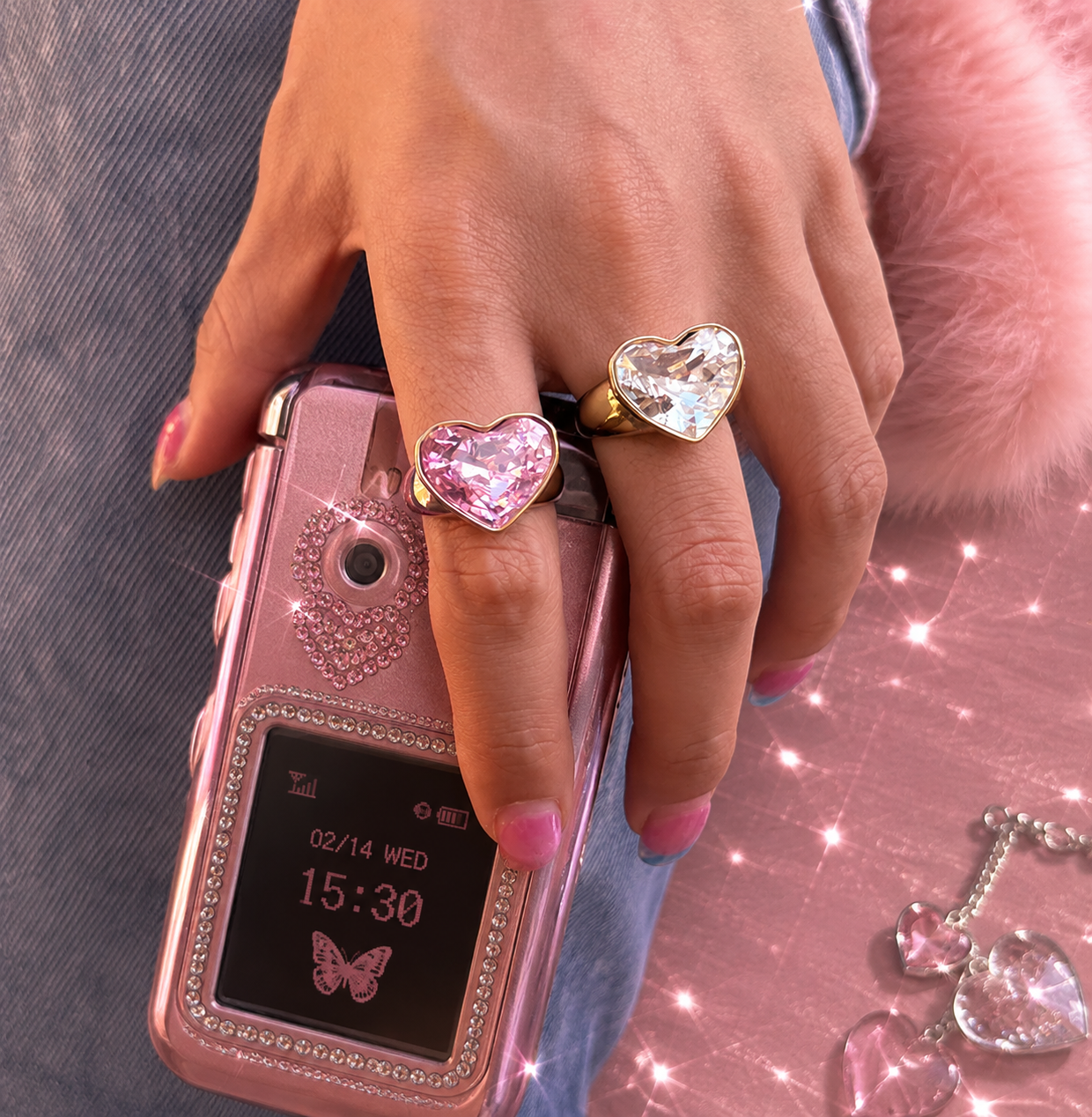 Big Heart Diamond Ring