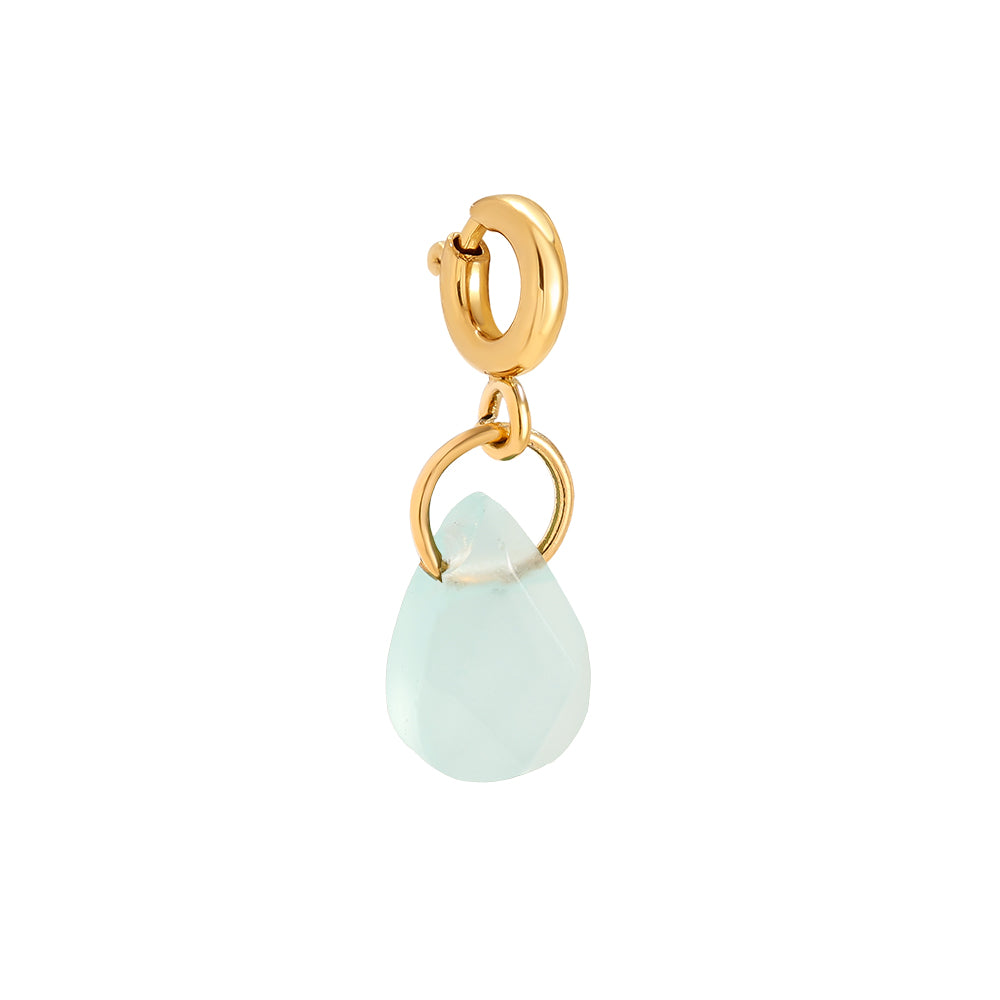 Blaue Jade Charm