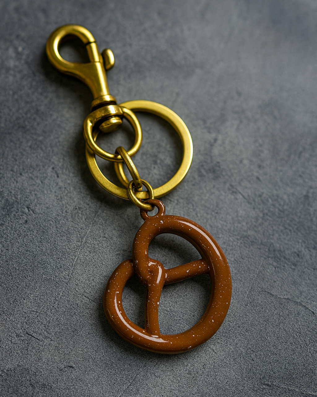 Brezel Schlüsselanhänger