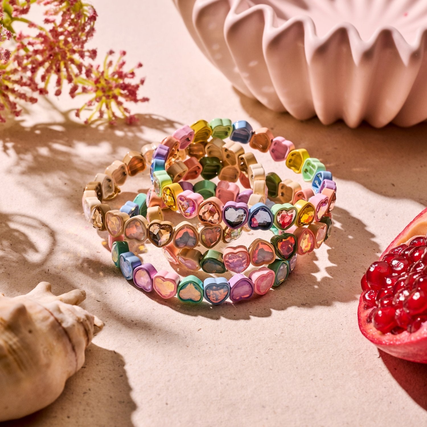 Funkelndes Herz Armband