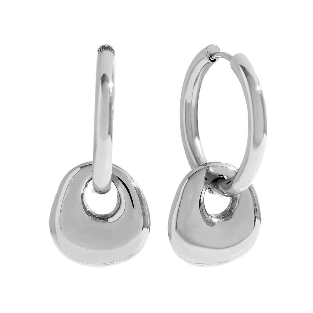 Golden Flow Hoop Ohrringe