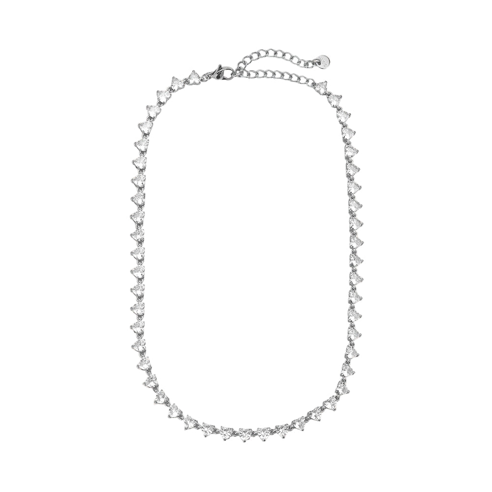 Heart Diamond Tennis Kette