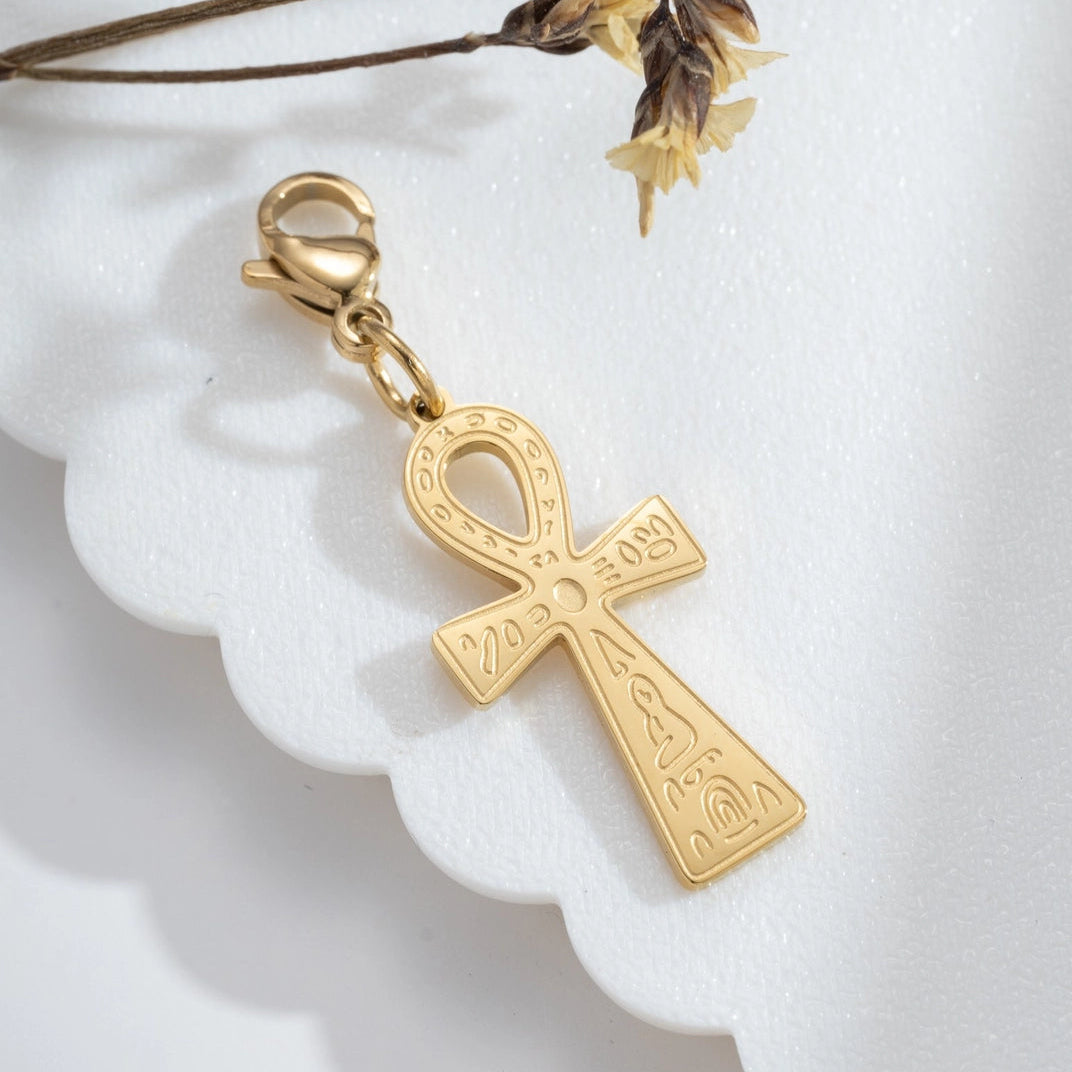 Edelstahl Charm - Ankh