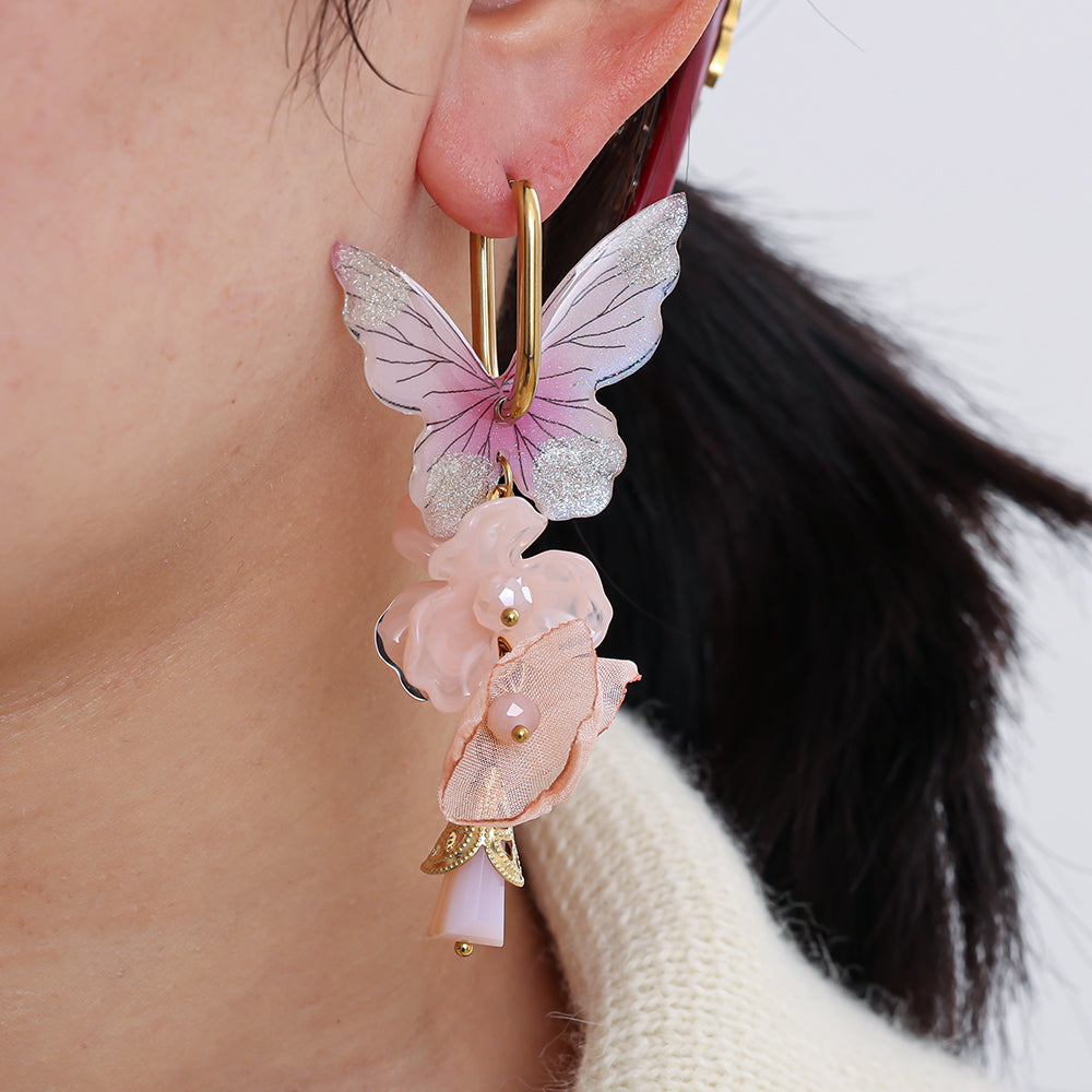 Fairy Bloom Schmetterling Ohrringe