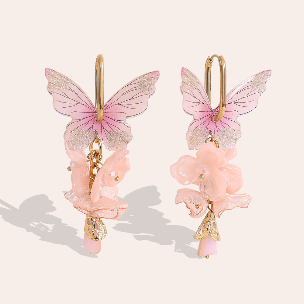 Fairy Bloom Schmetterling Ohrringe