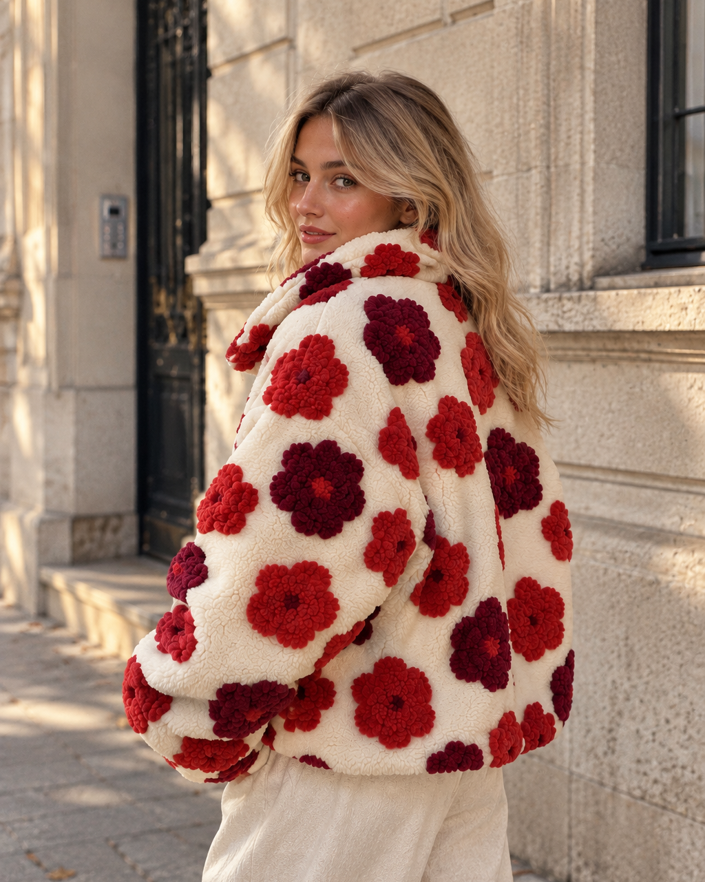 Floral Teddy Jacket