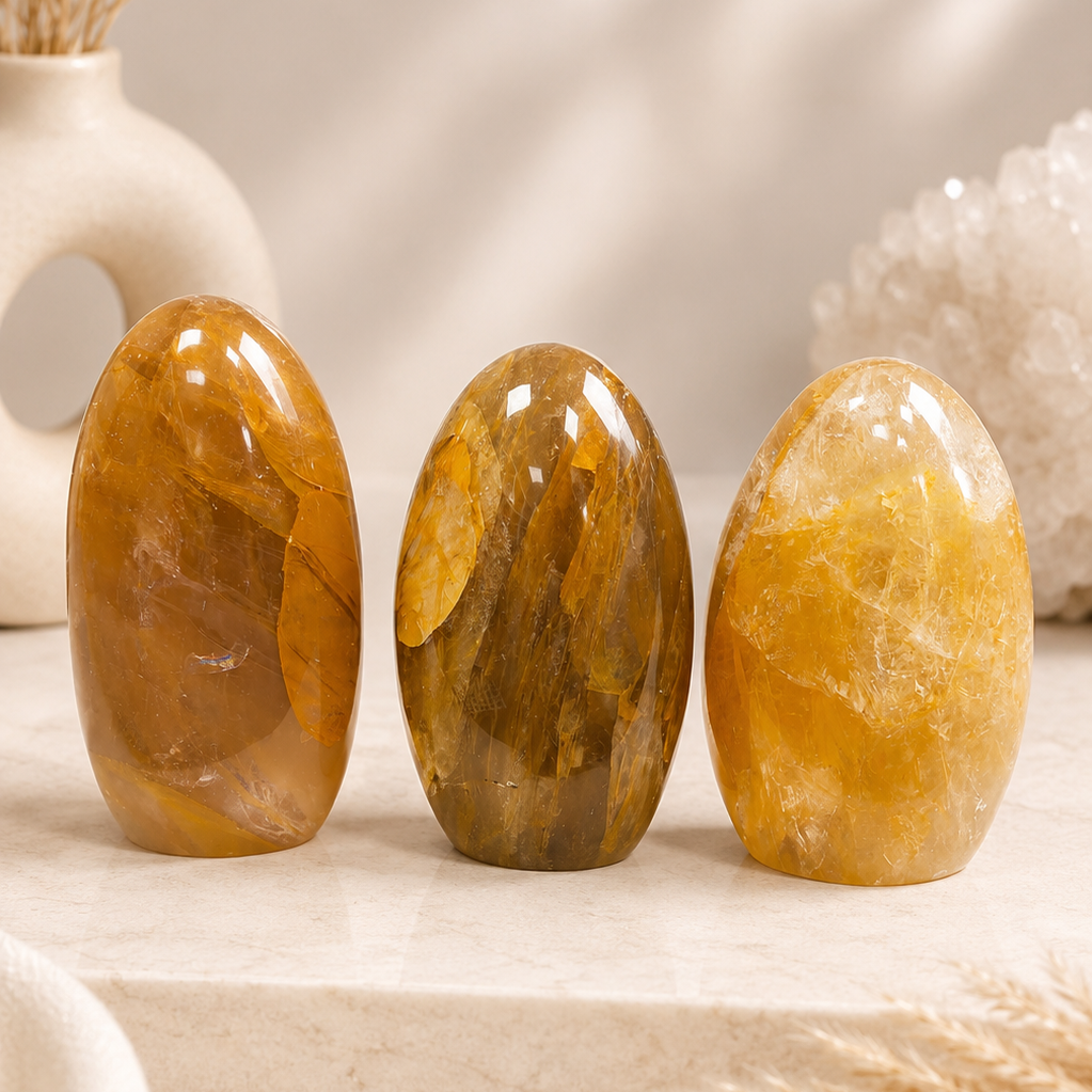 Golden Healer Freeform – Edelstein für Heilung, Harmonie & positive Energie