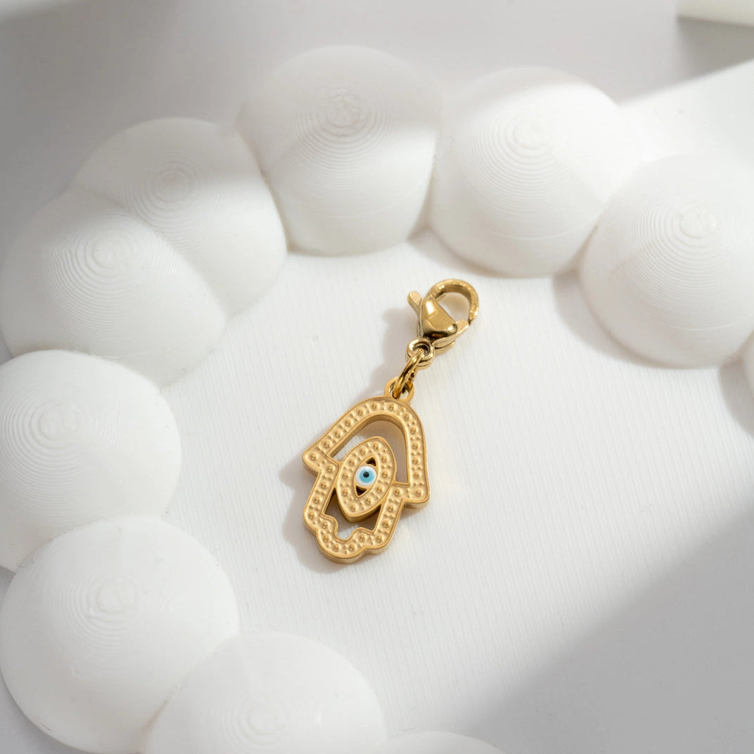 Edelstahl Charm - Hamza Hand