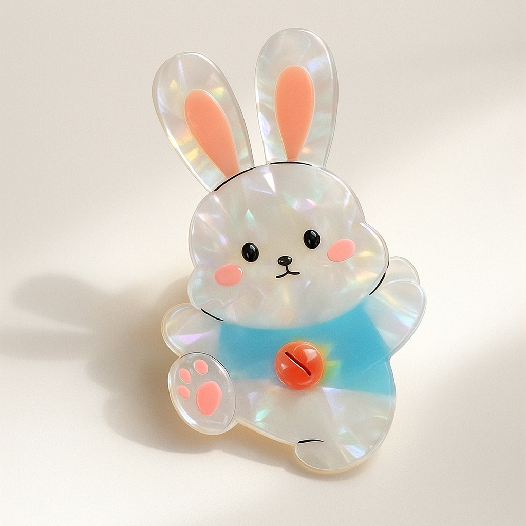 Happy Bunny Haarklammer