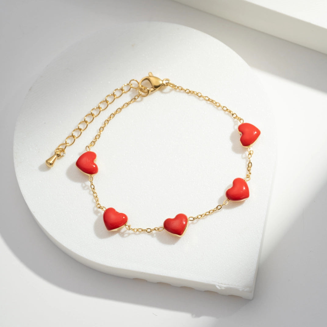 Herzarmband aus Edelstahl