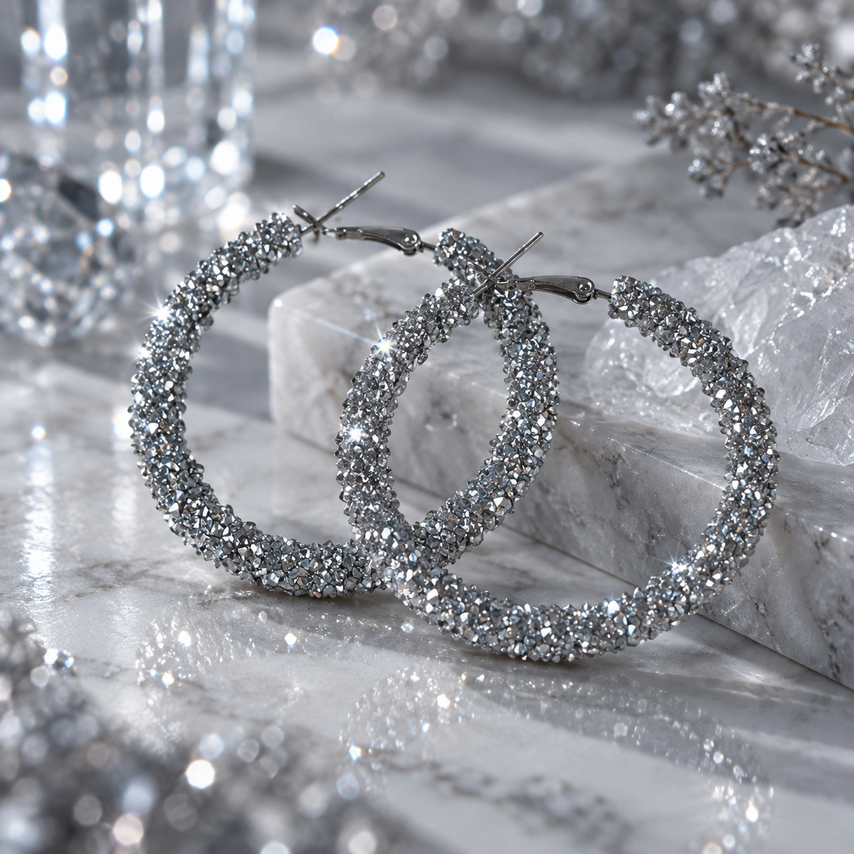 ICY GLAM Hoops