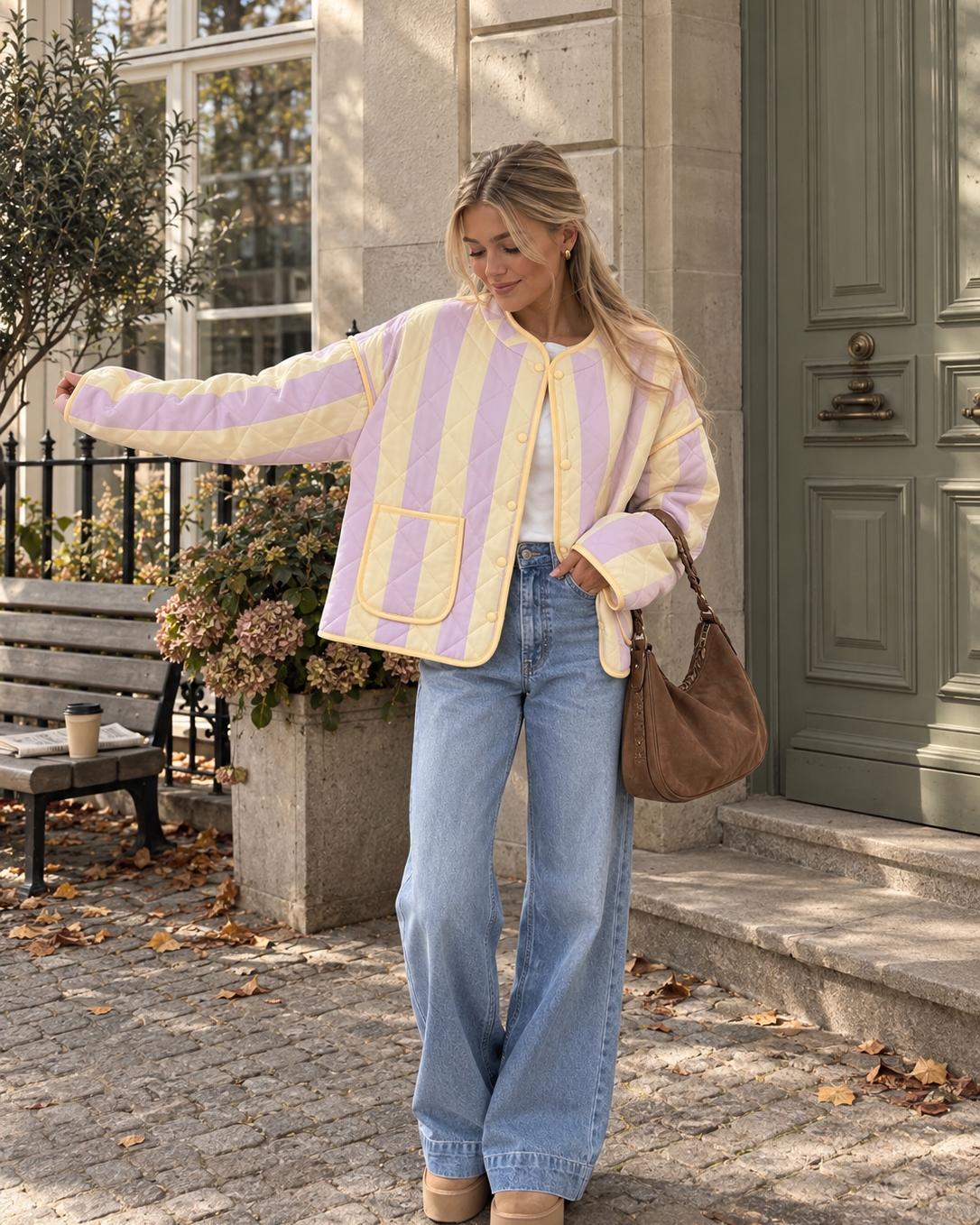 Pastell Stripe Jacke