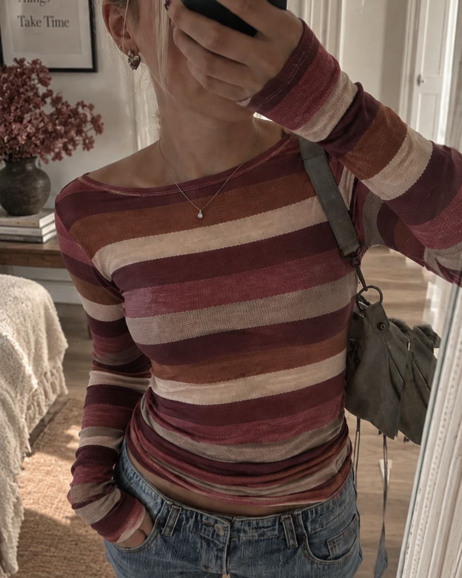 Striped Cashmere Longsleeve