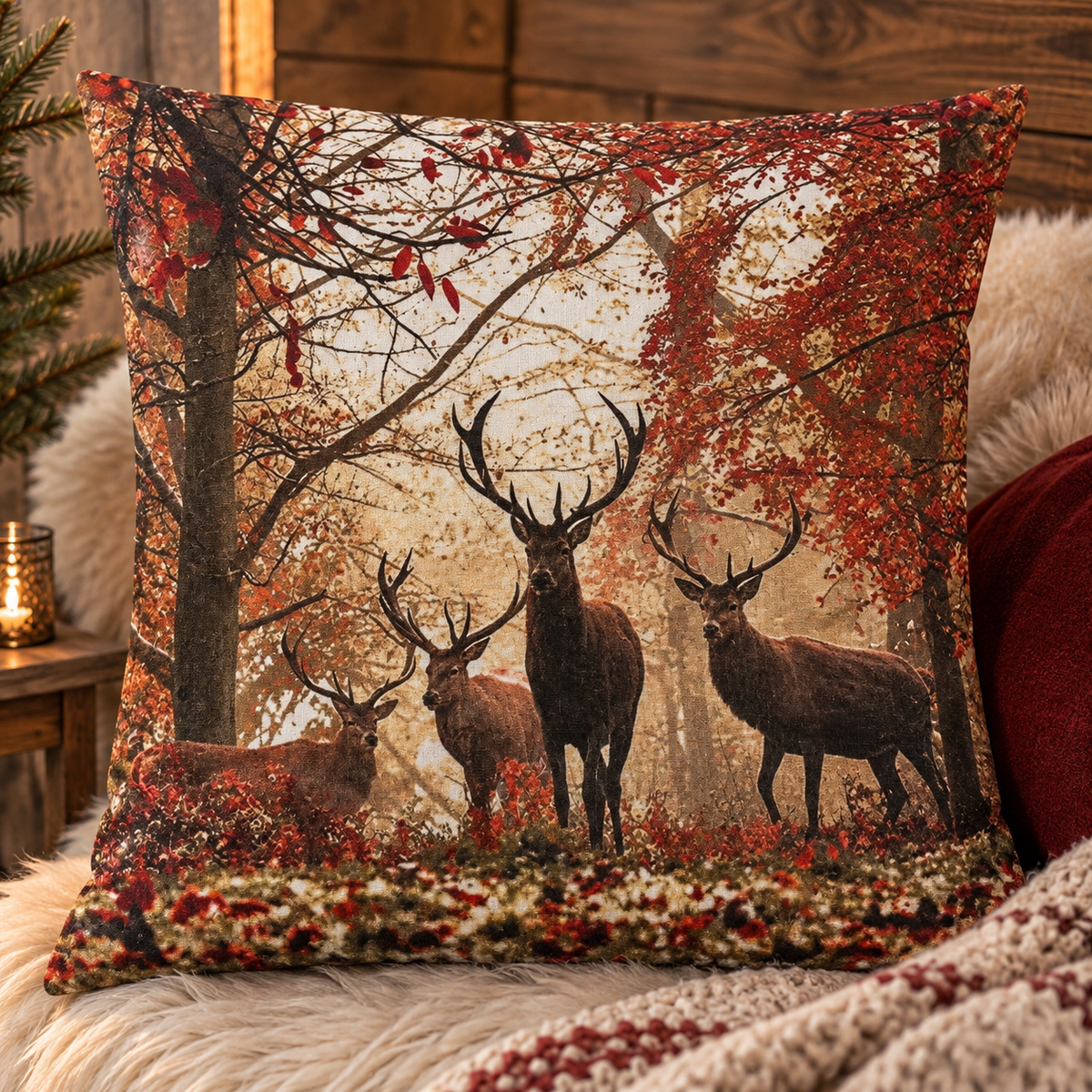 Kissenüberzug - Autumn Deer