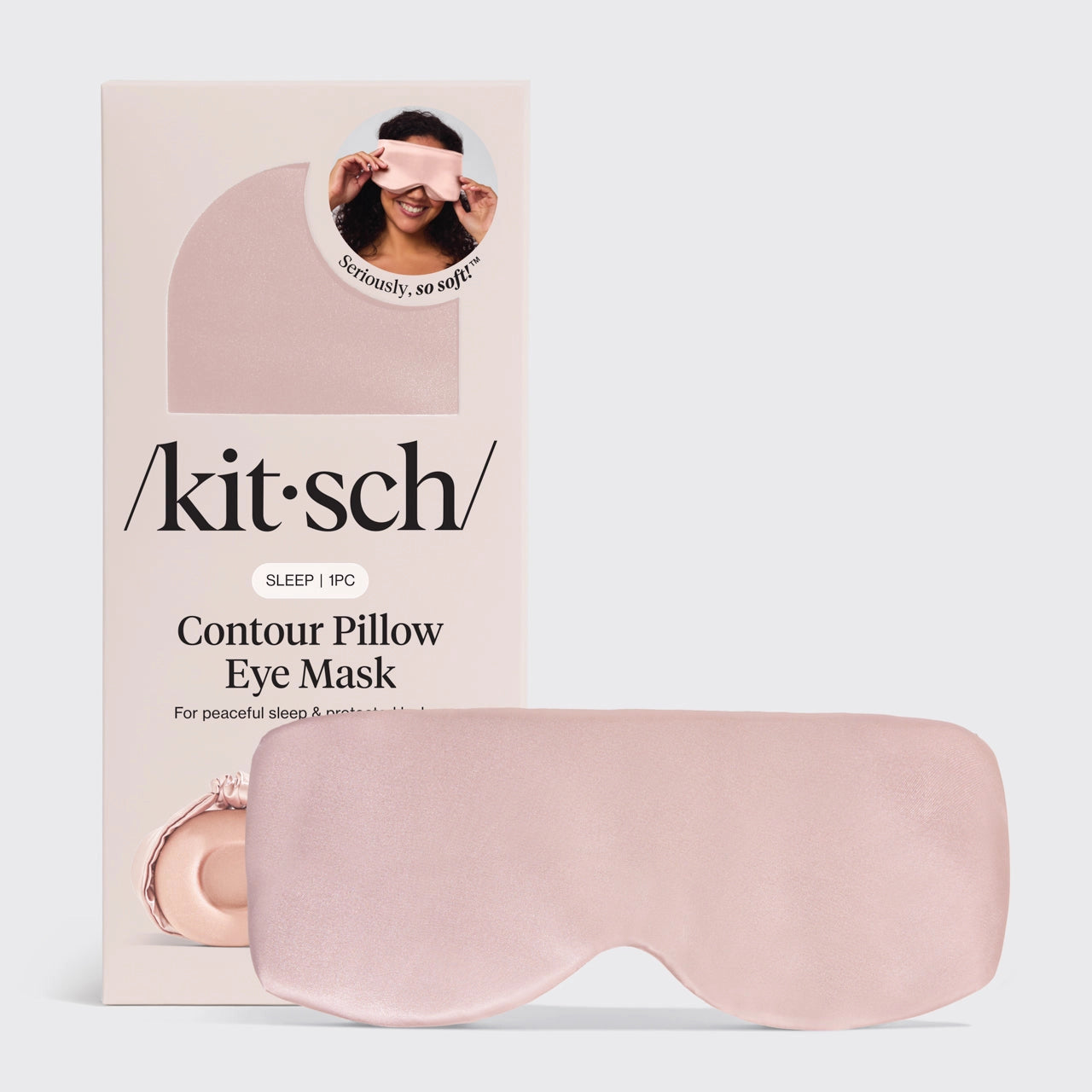 Kitsch Contour Pillow Eye Mask - Rosa