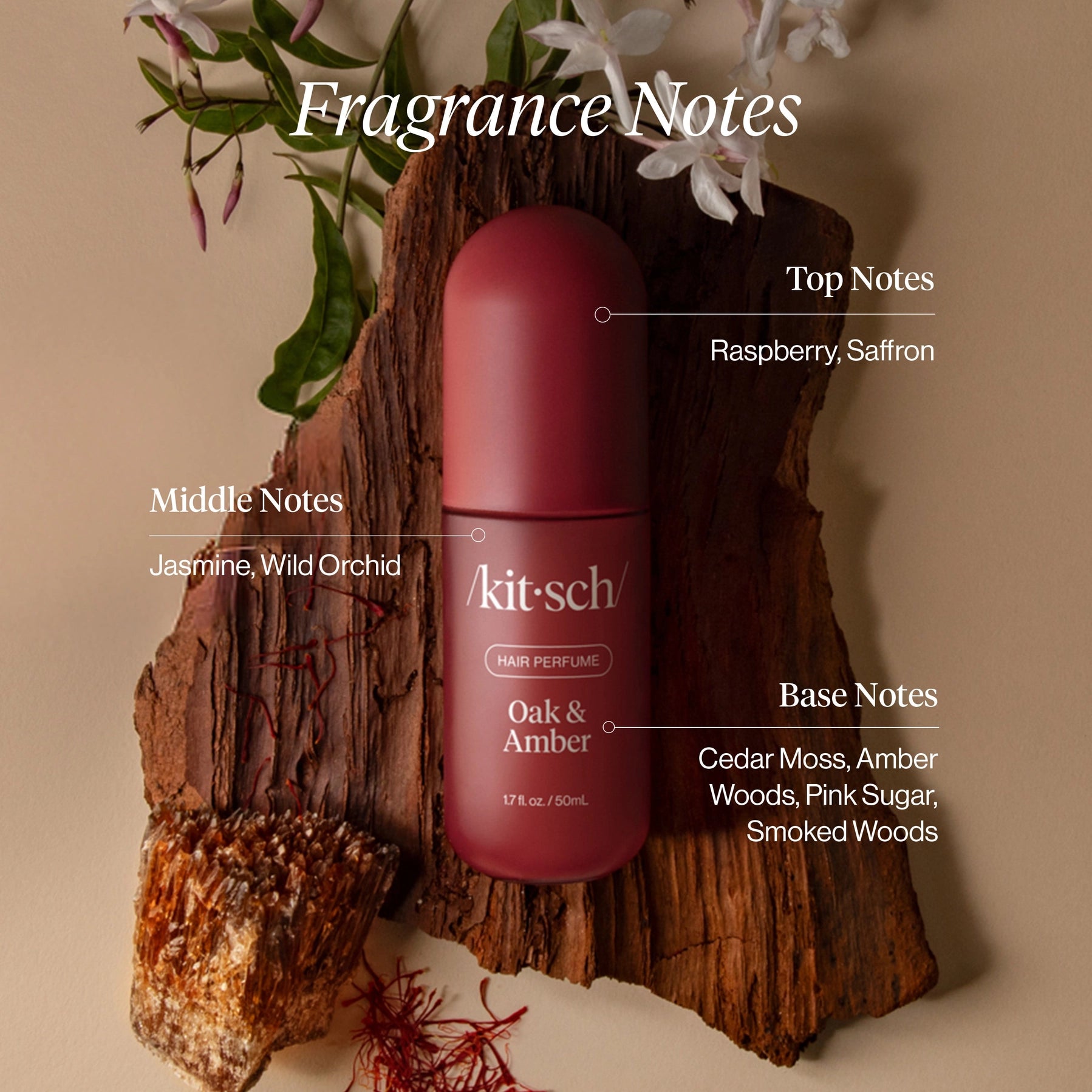 Haarparfum - Oak & Amber