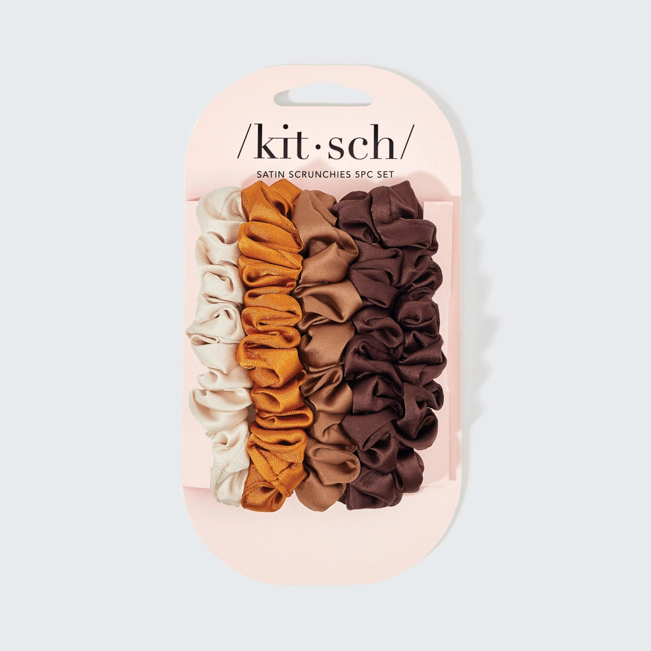 Kitsch Satin Petite Scrunchies 5er-Set – Sedona