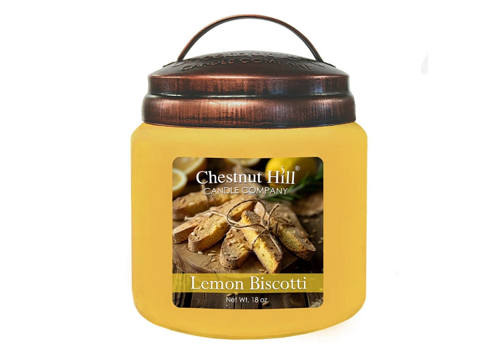 Lemon Biscotti – 2-Docht Duftkerze | Zitronenkeks & Kokosglasur | 510 g