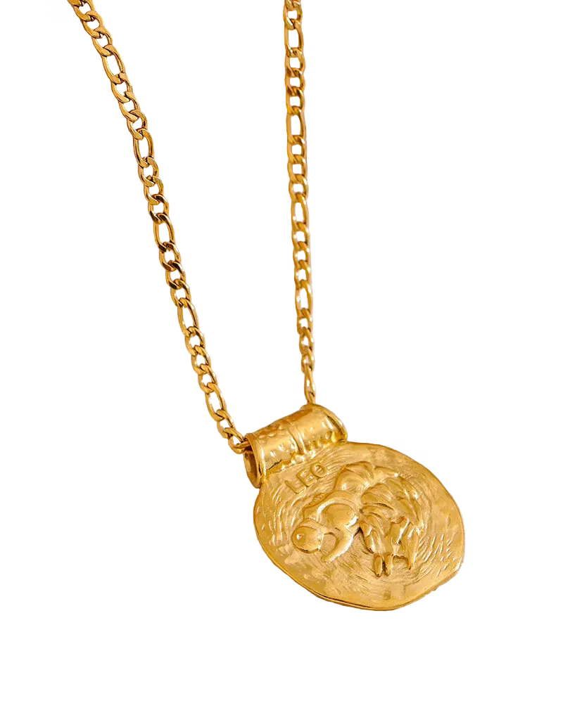 Antique Zodiac Kette – Antike Sternzeichen Halskette Gold