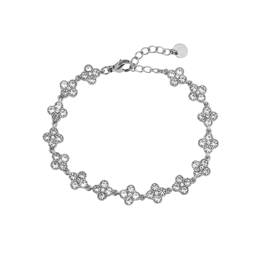 Lucky Flower Diamond Tennis Armband