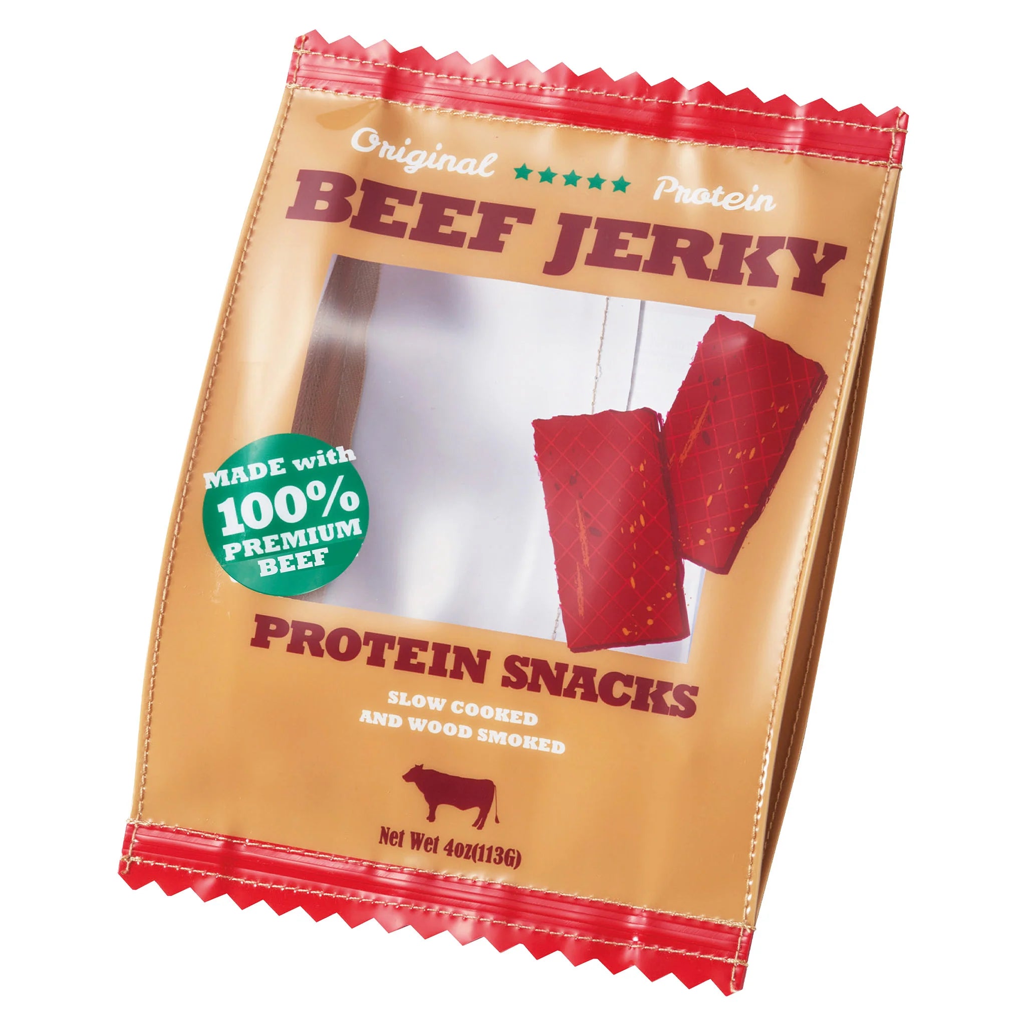 Yup! Beef Jerky Pouch – Tasche im Beef-Jerky-Verpackungsdesign