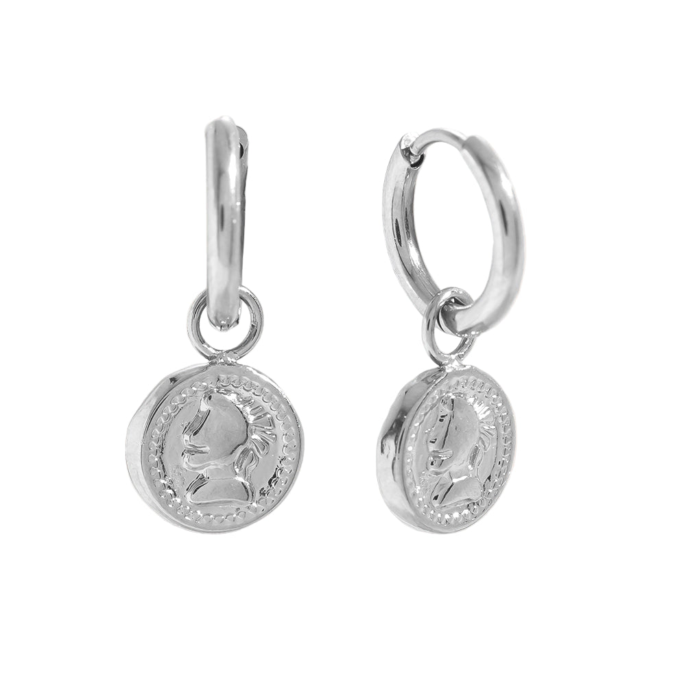 Mini Antique Coin Ohrringe