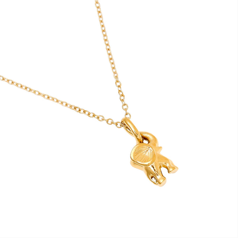Golden Elephant Charm Kette
