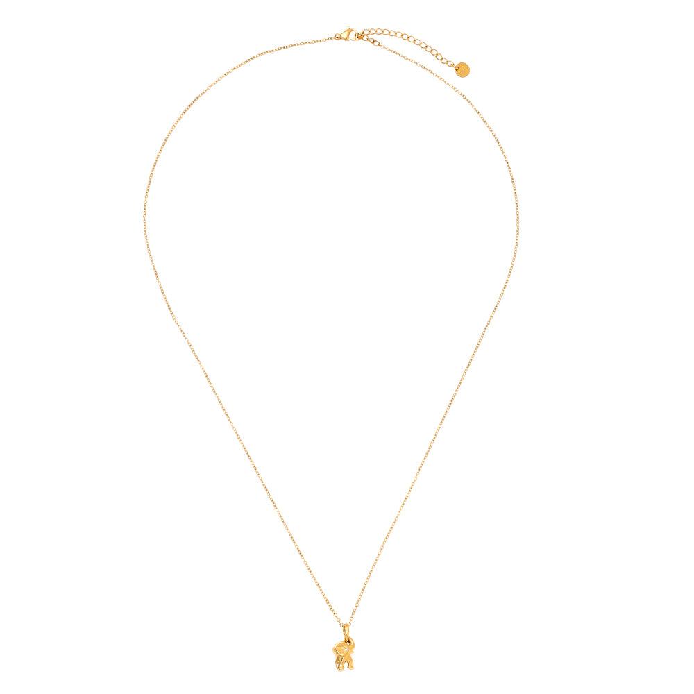 Golden Elephant Charm Kette