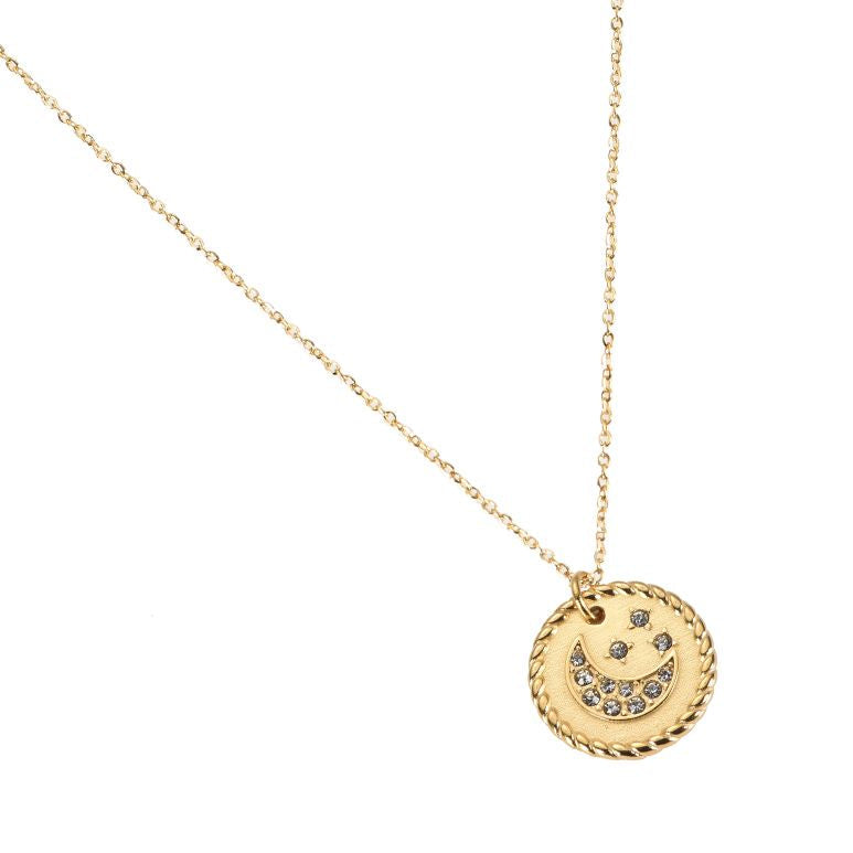 Moon & Stars Coin Kette