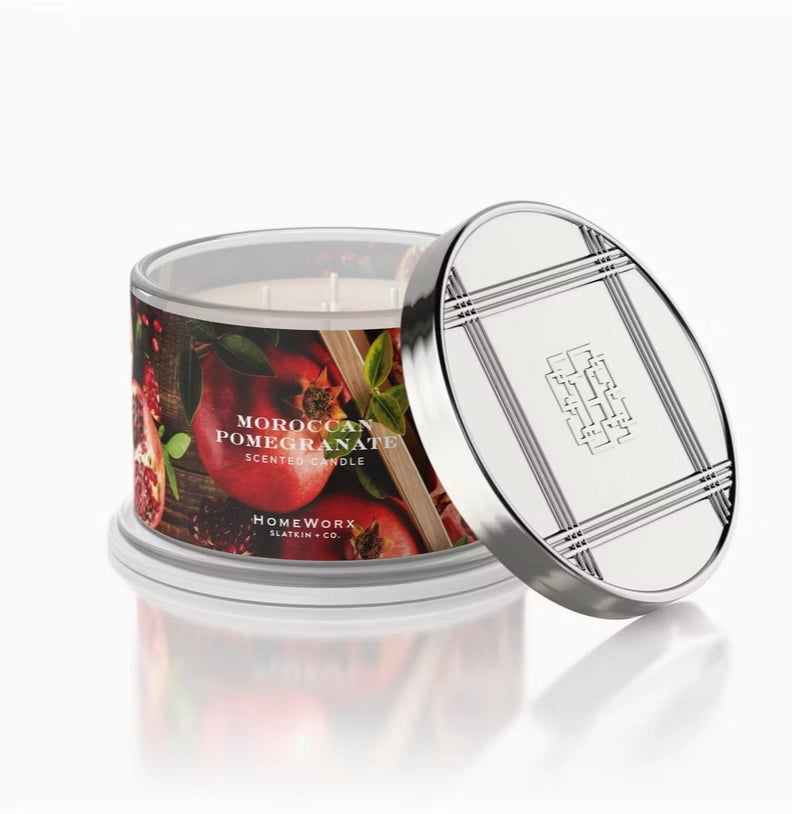 Moroccan Pomegranate – 4-Docht Duftkerze | Granatapfel, Davana & Marokkanisches Patschuli | 510 g