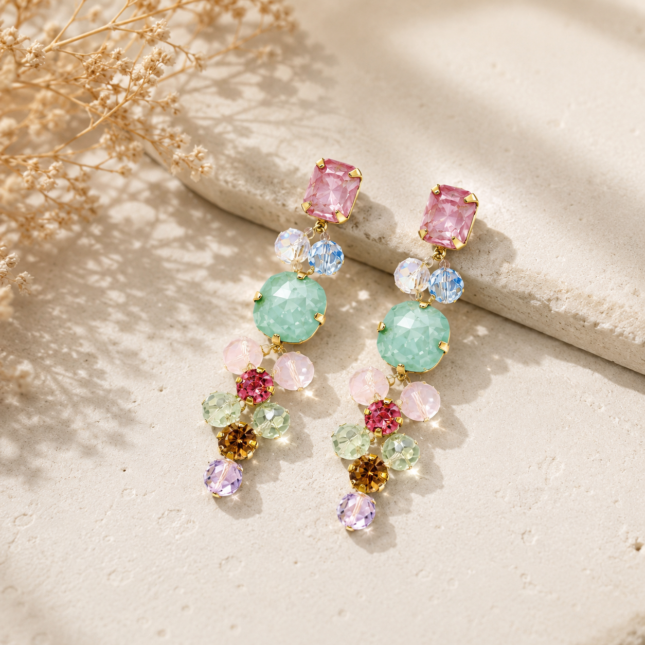 Statement-Ohrringe „Candy Drops“ – Multicolor