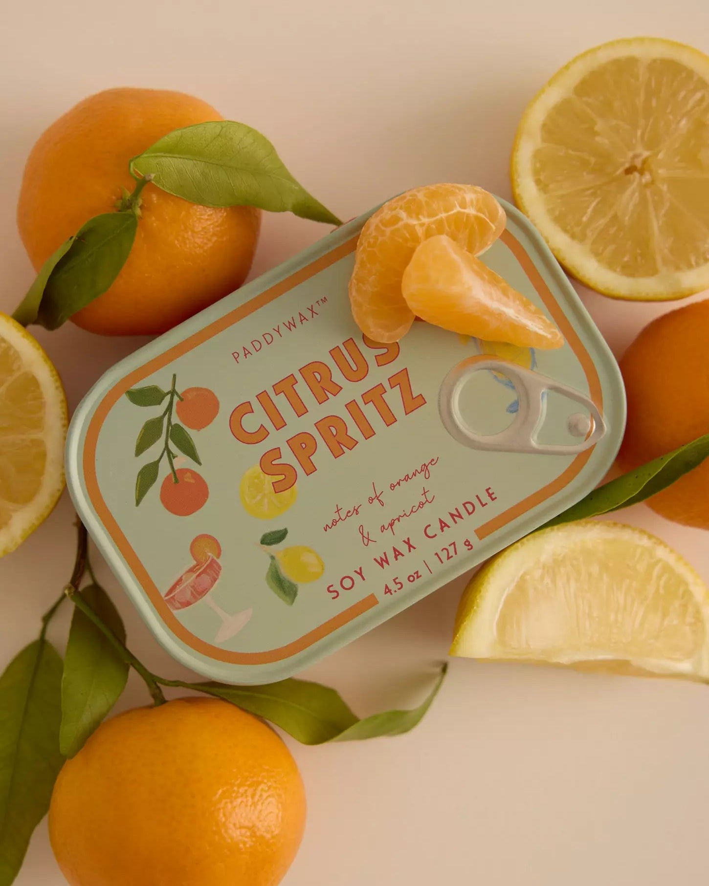 Citrus Spritz Duftkerze in Metalldose – Paddywax Bistro Kollektion