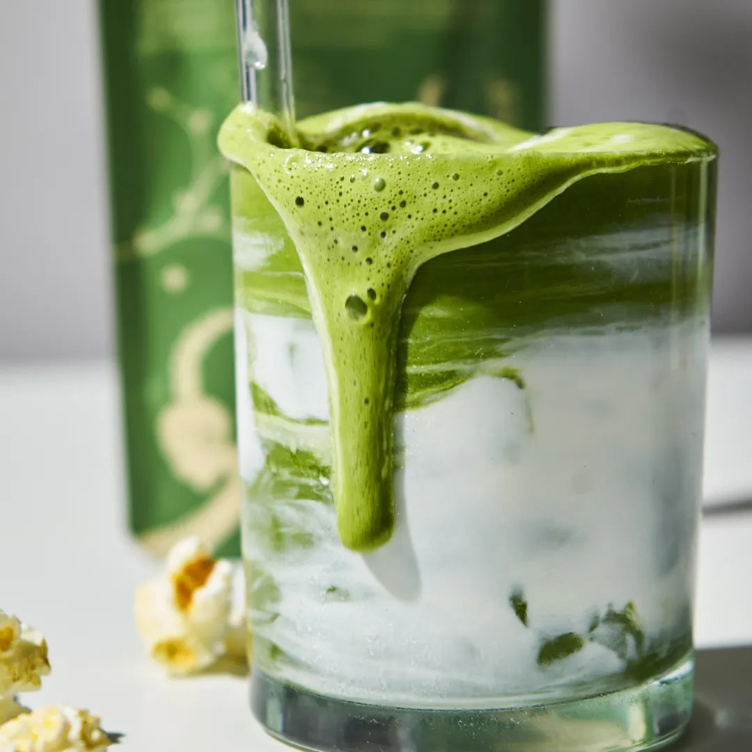 Popcorn Matcha – Ceremonial Grade & Genmaicha