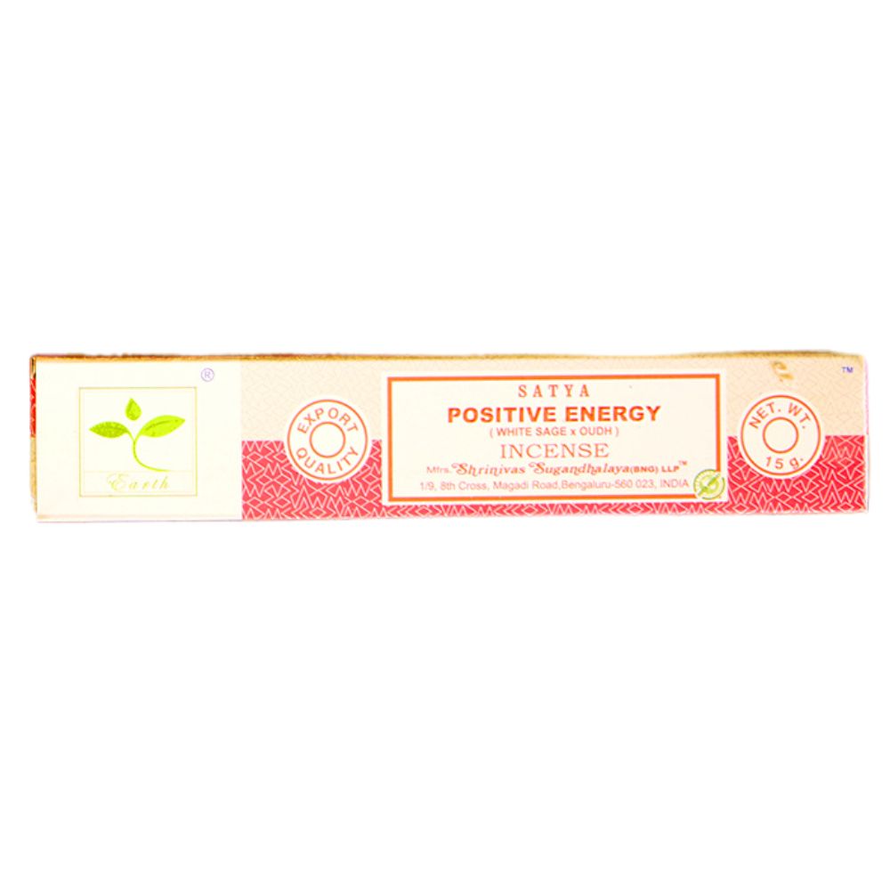 Satya - Positive Energy Weißer Salbei und Oudh Räucherstäbchen
