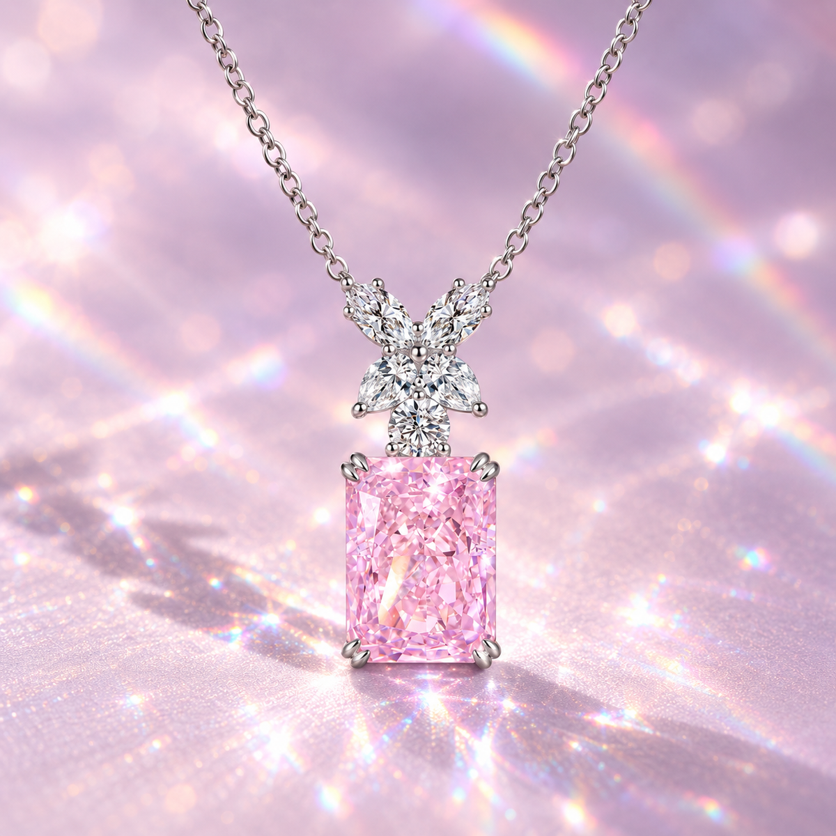Radiant Diamond – Magnolia Blossom Kette