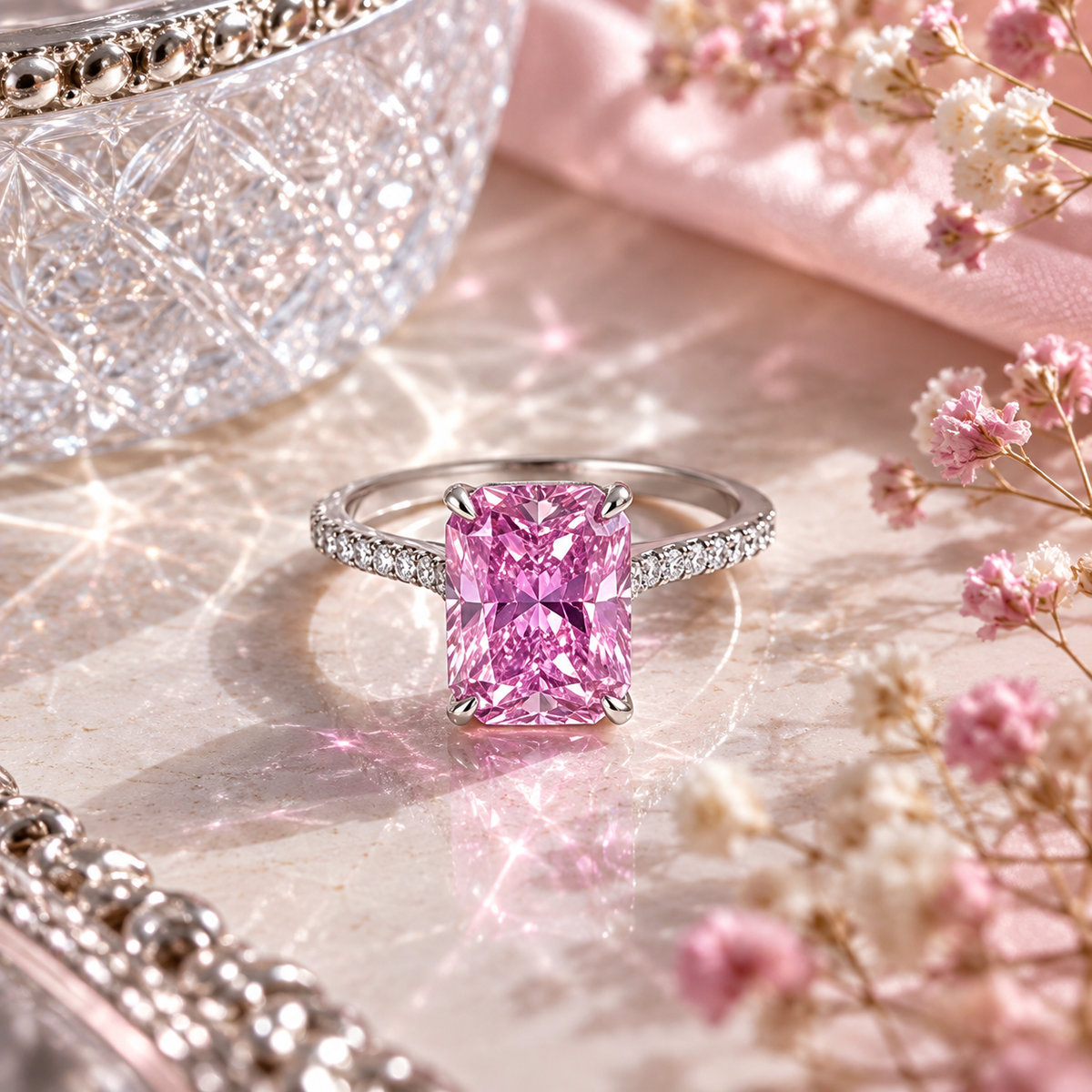 Radiant Diamond Cut Ring – 925 Silber Ring mit hochwertigem Zirkonia
