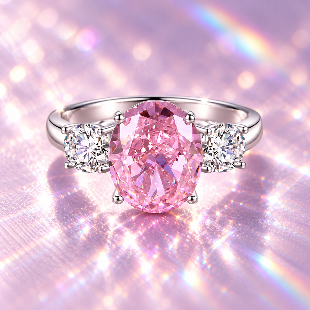 Radiant Diamond – Rosé Allure Ring