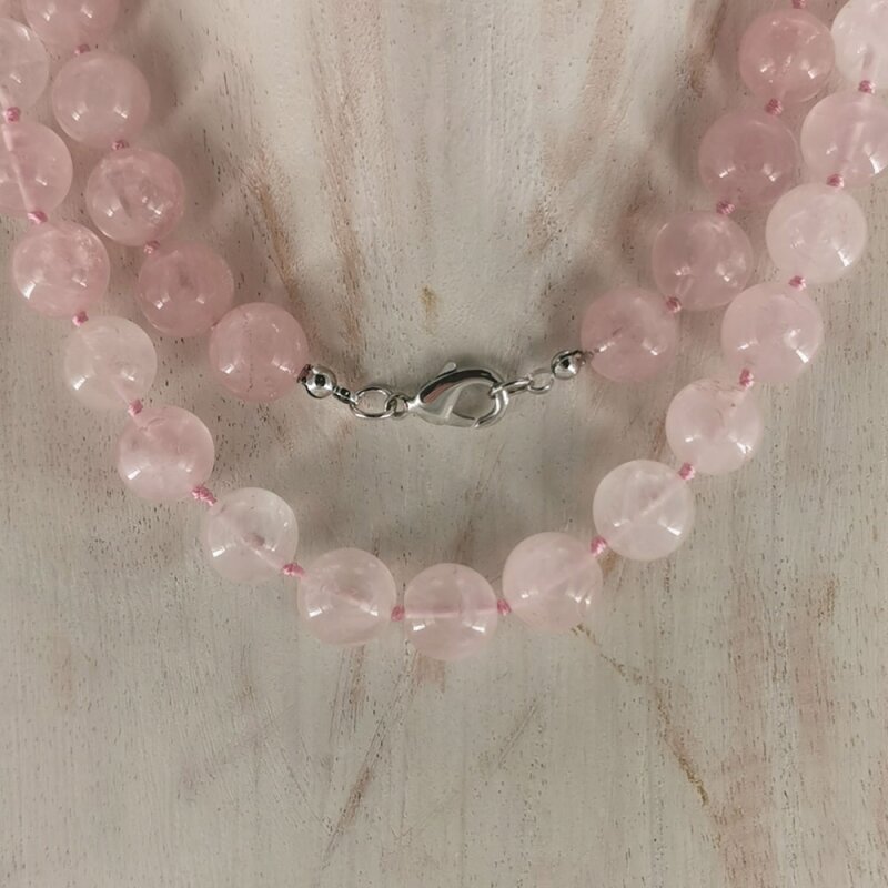 Rosenquarz Kette