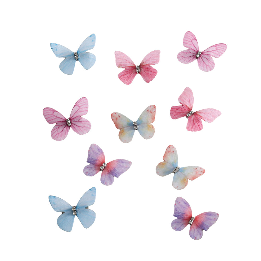 Schmetterling Haarklammern Set
