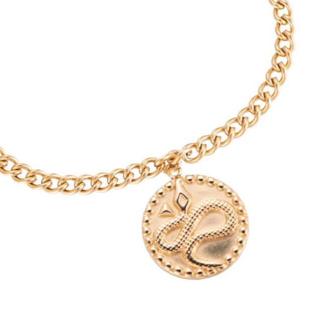 Serpent Coin Armband