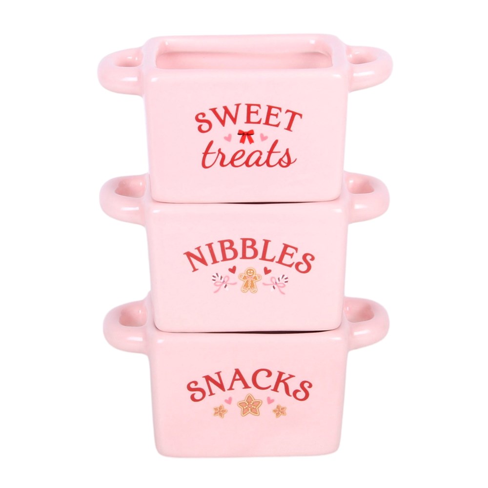3er-Set Snackschalen „Sugarplum Bakery“