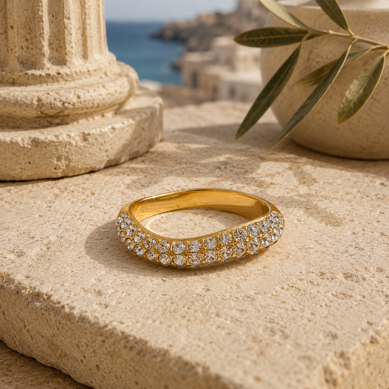 Diamond Stack Ringe – Edelstahl Ringe mit funkelndem Zirkonia
