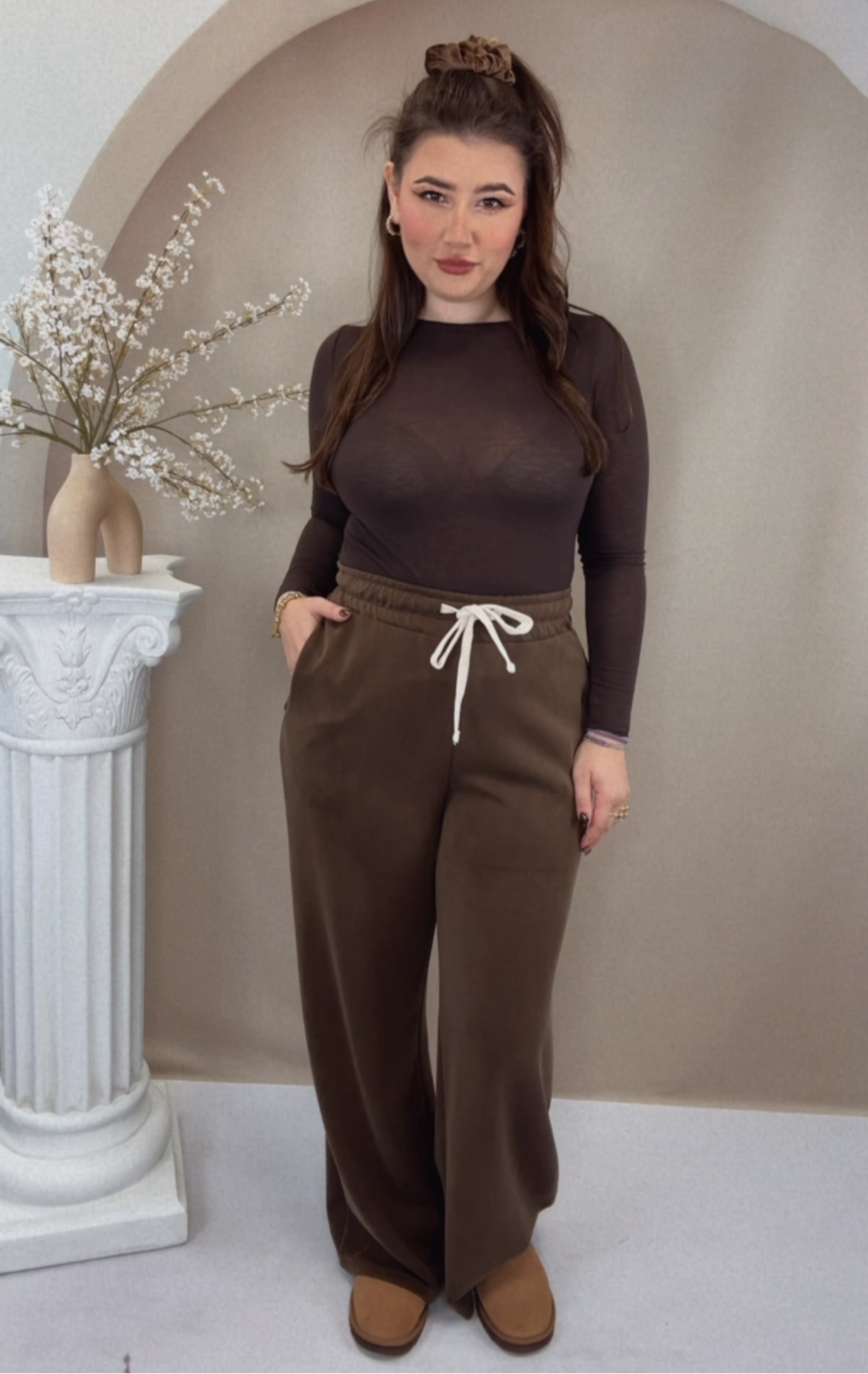 Super Cozy Hose Relax - Schoko