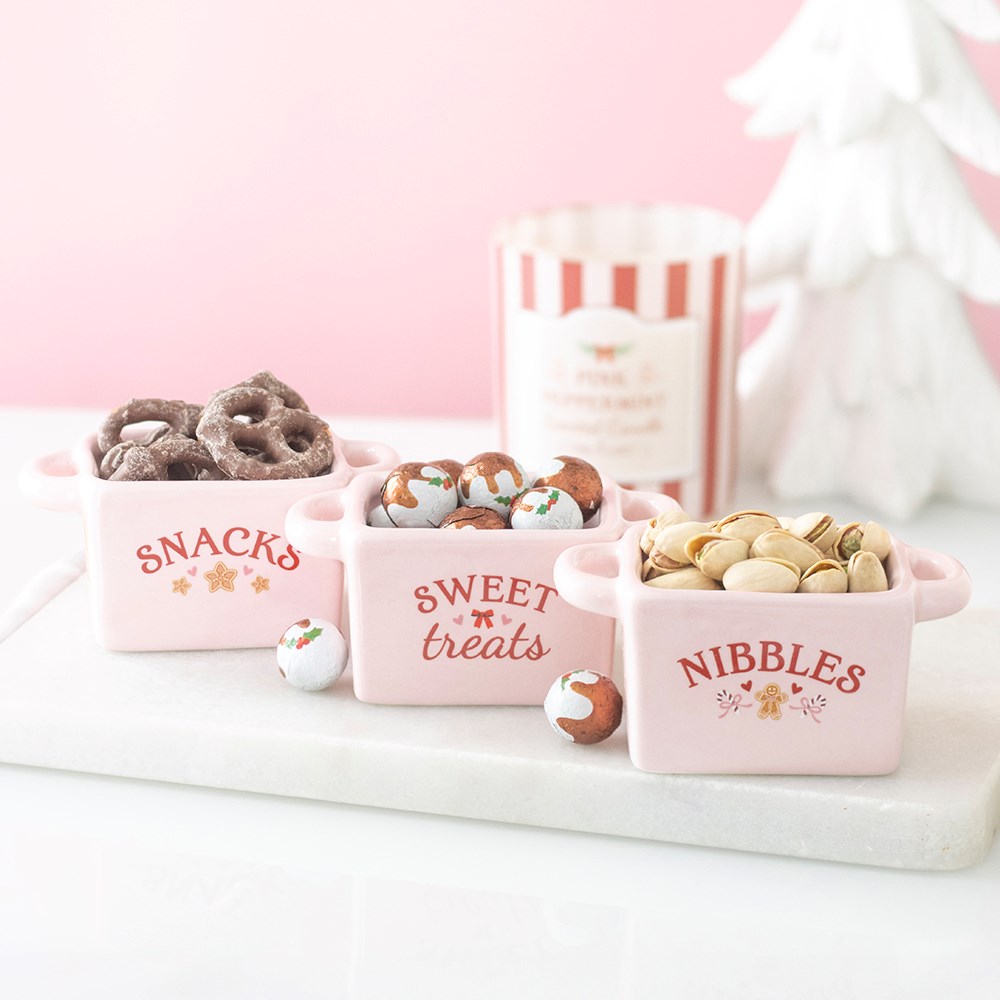 3er-Set Snackschalen „Sugarplum Bakery“