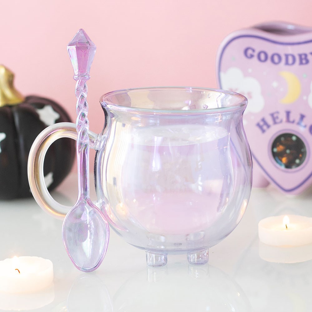 Magische Aura Tasse mit Löffel