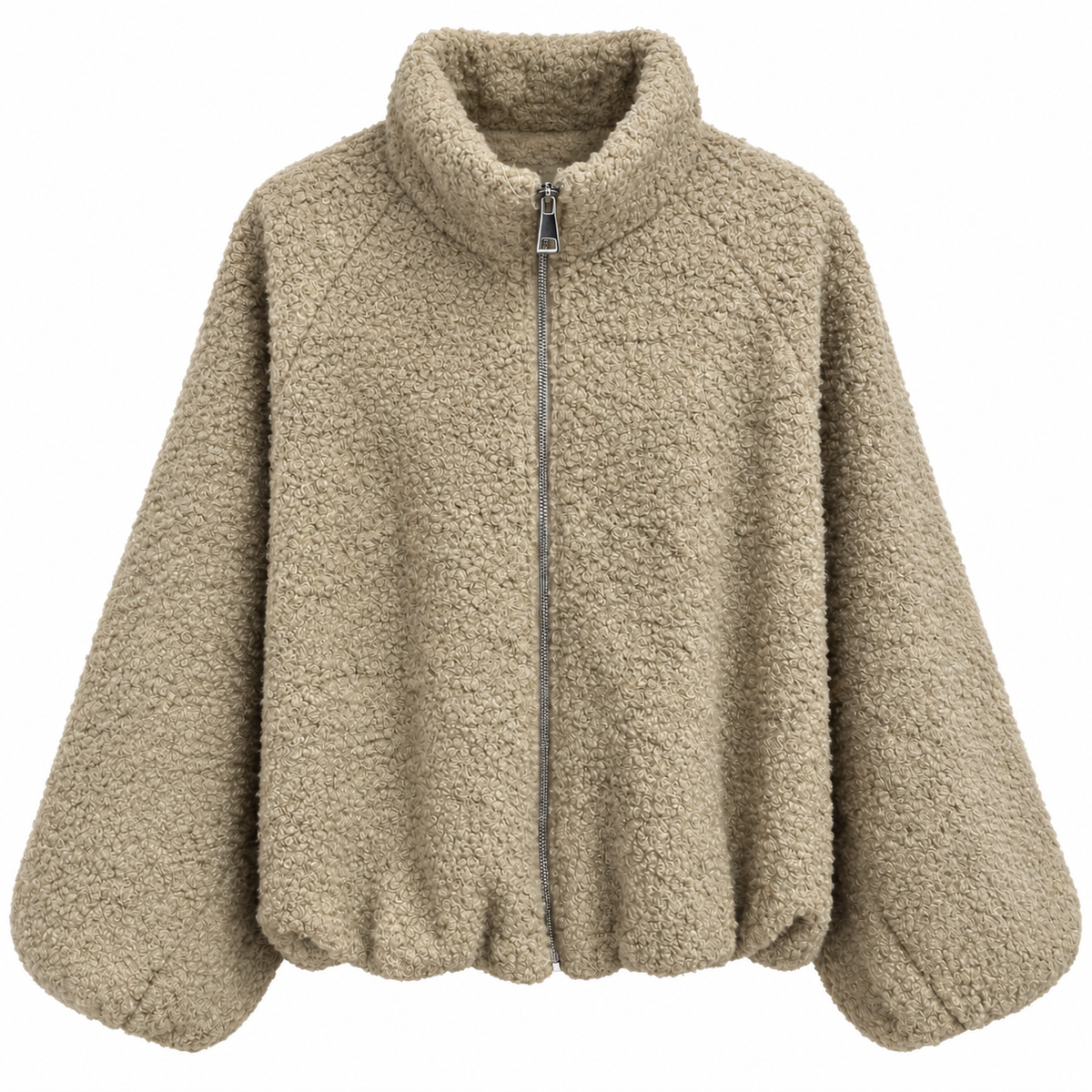 Teddy Zipper Jacke – Cozy & Oversized