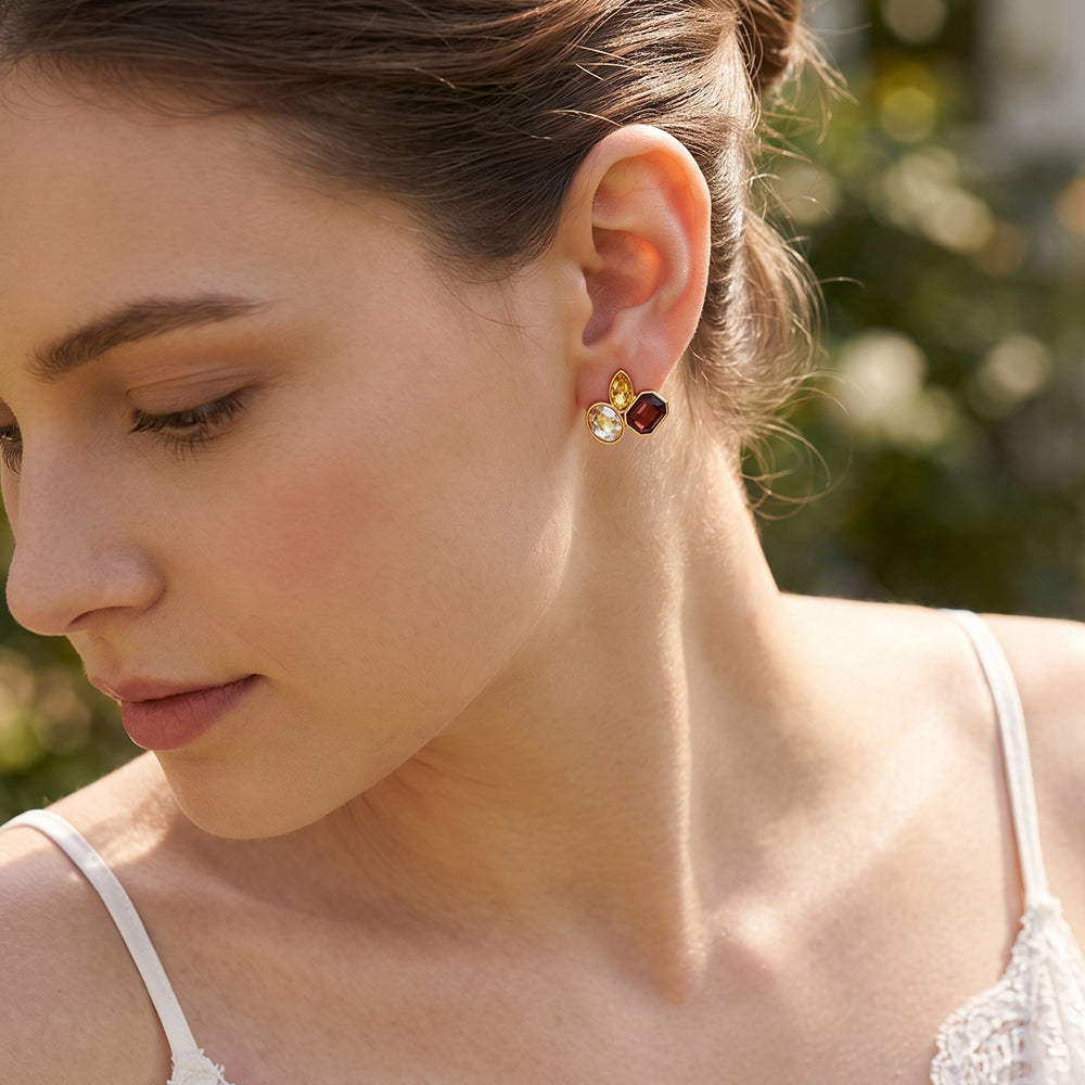 Trinty Crystal – Elegante Ohrringe