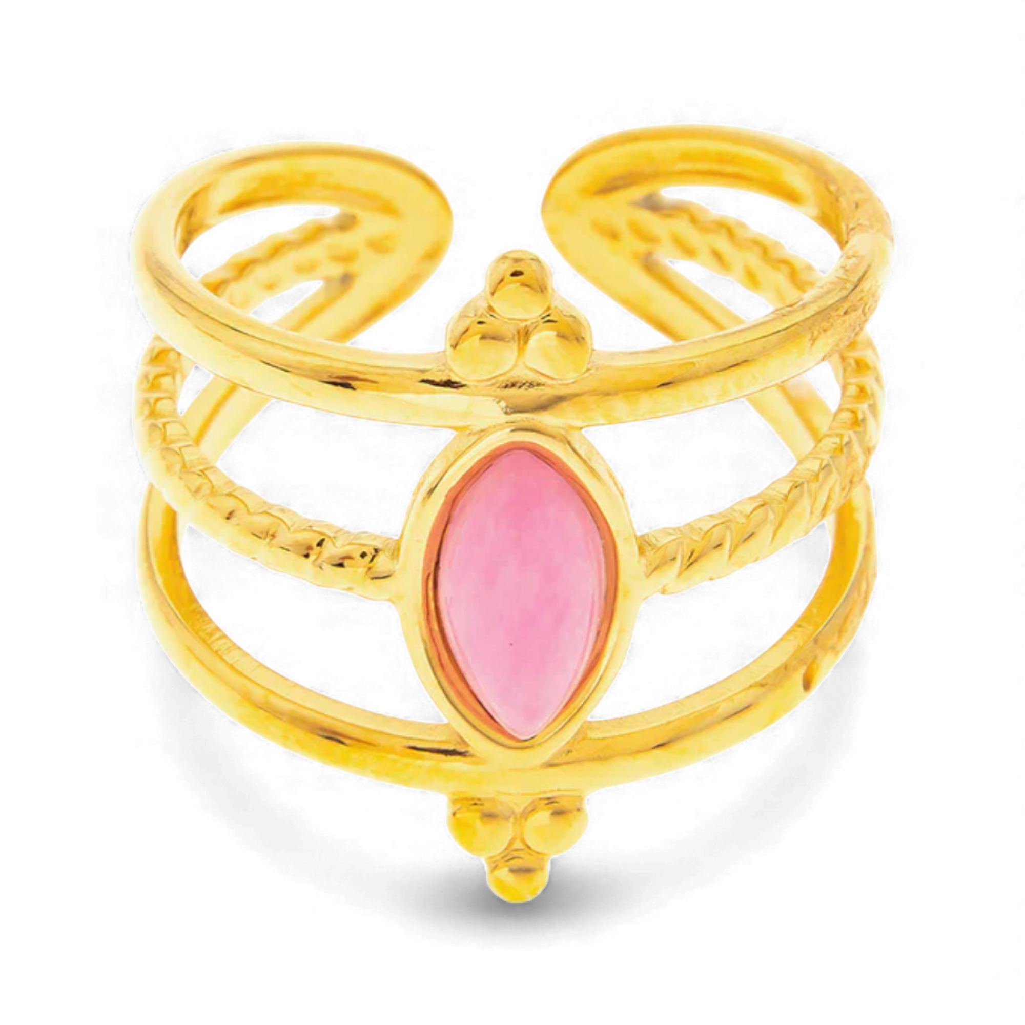 Trophy Ring - Rosenquarz