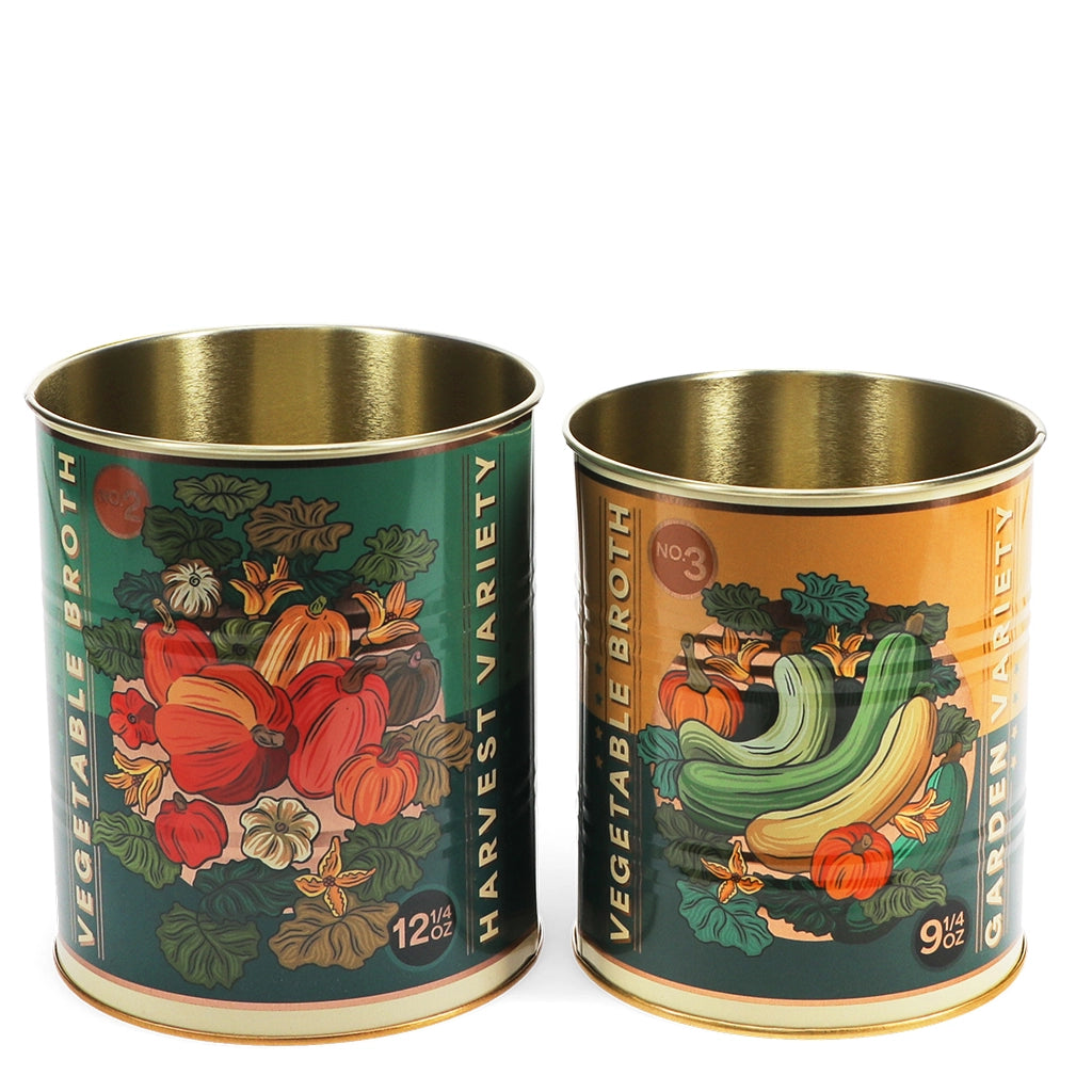 Retro Aufbewahrungsdosen Gemüsebrühe – 2er Set