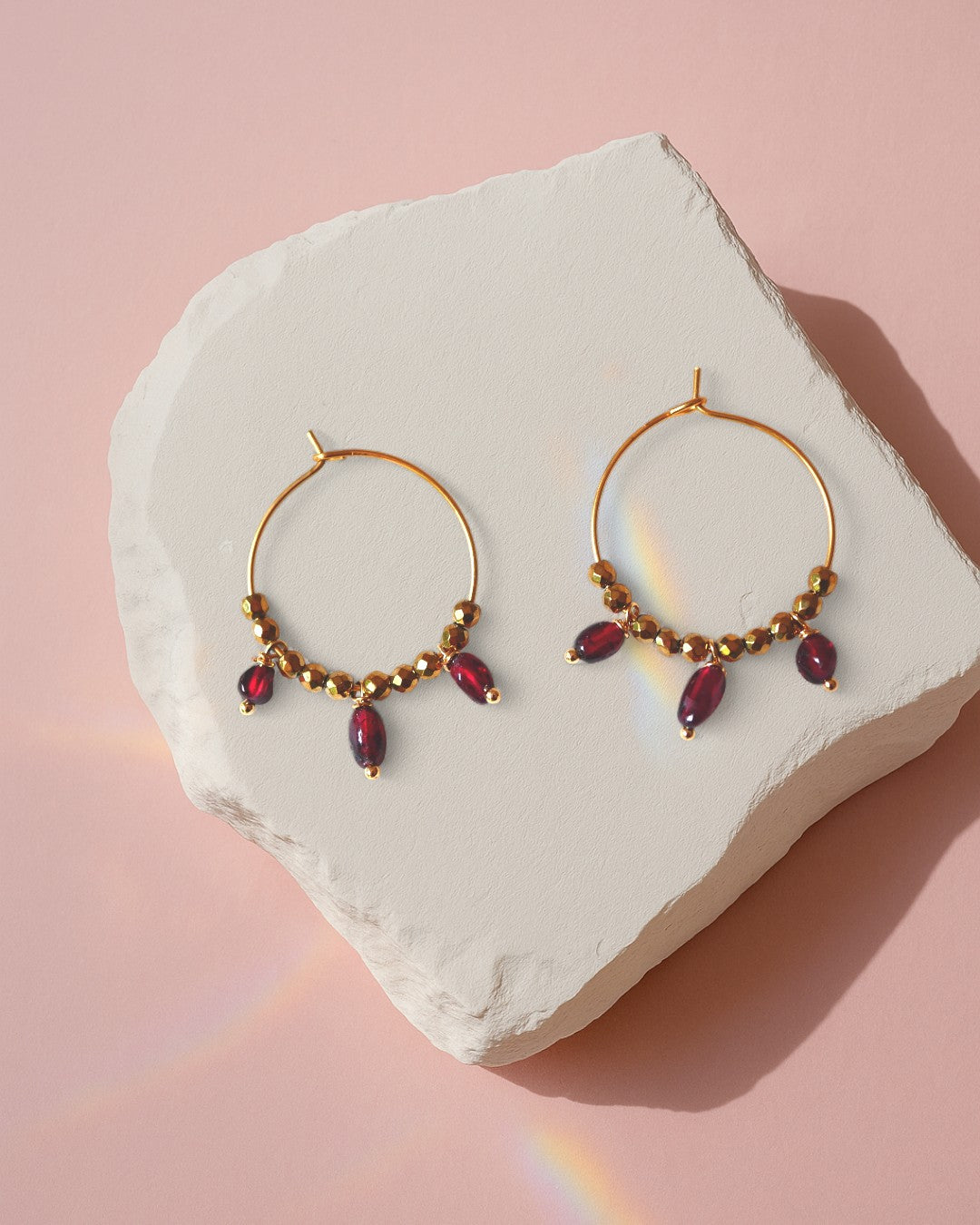 Scarlet Hoops – Granat